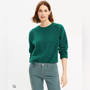 LOFT Cozy Sherpa Sweatshirt